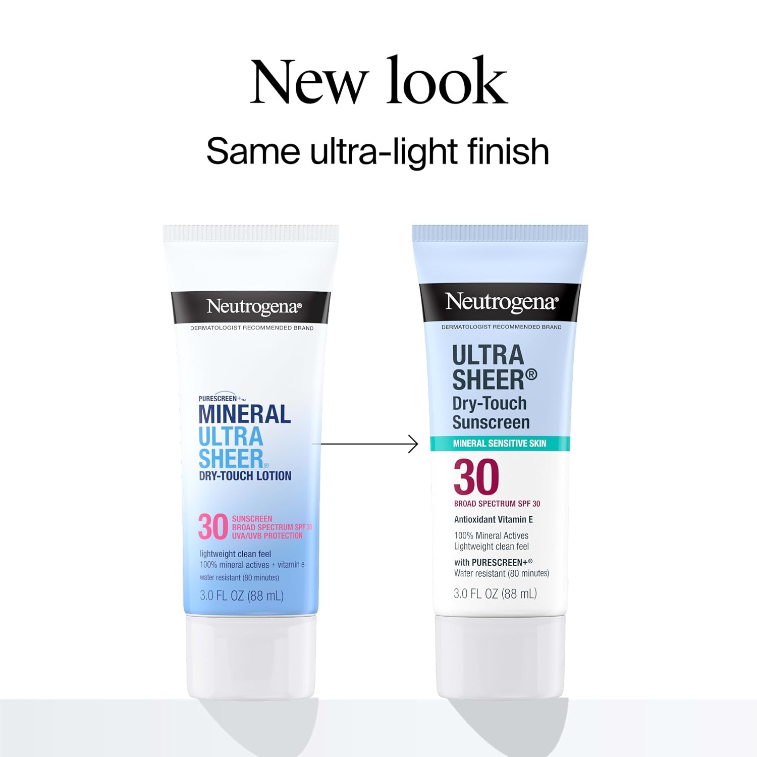 image:imageNeutrogena Ultra Sheer DryTouch Sunscreen SPF 55 for Face amp Body Lightweight Non Greasy Broad Spectrum UVAUVB Protection No White Cast Water Resistant 80 Min Travel Sunscreen Lotion 3 fl oz3 Fl Oz Pack of 1