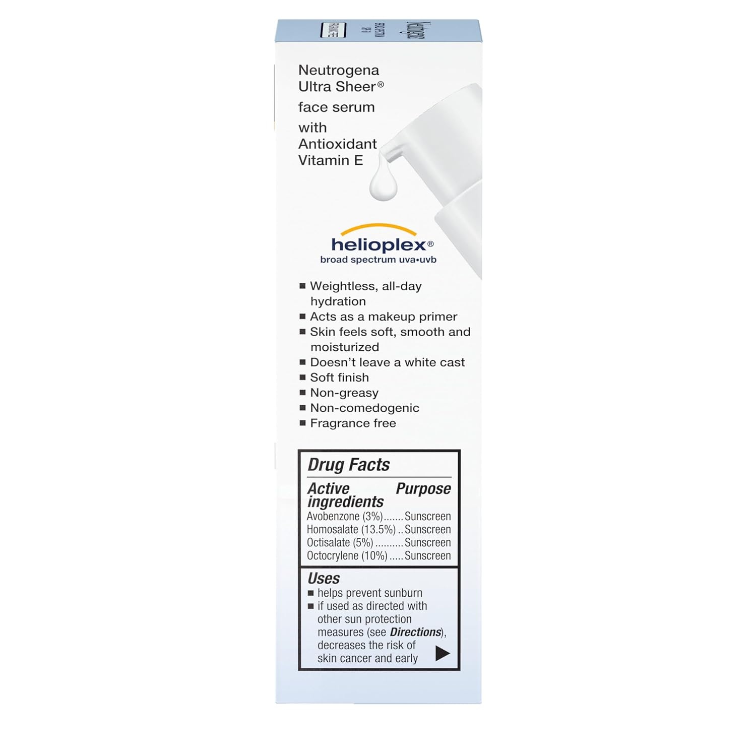 image:imageNeutrogena Ultra Sheer Face Sunscreen with Vitamin E and SPF 60 Sunscreen for Face with Broad Spectrum UvaUvb Protection FragranceFree OxybenzoneFree WaterResistant 80 minutes 503 mL17 Fl Oz Pack of 12
