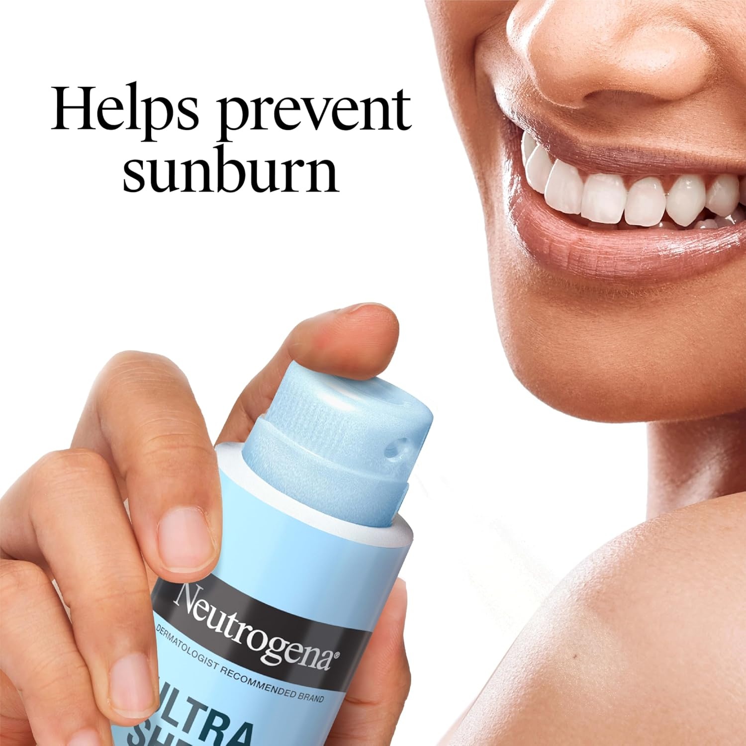 image:imageNeutrogena Ultra Sheer Sunscreen Spray SPF 30 Body Mist Lightweight NonGreasy Broad Spectrum UVAUVB Protection OilFree amp NonComedogenic Water Resistant Spray Sunscreen 80 min Pack of 3 5 oz