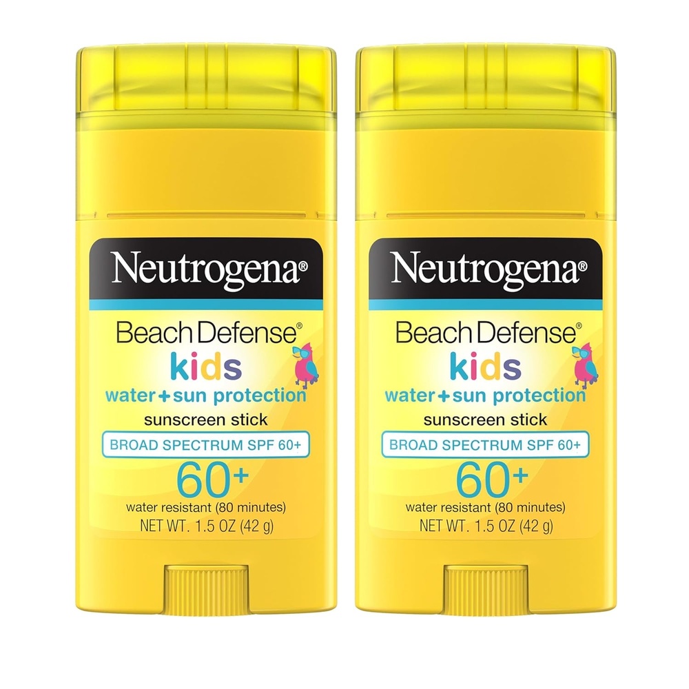 image:imageNeutrogena Beach Defense Kids Sunscreen Stick SPF 60 Hawaii Reef Act 104 Compliant Octinoxate amp Oxybenzone Free Sunscreen for Face amp Body Travel Size Sun Protection 15 ozNEUTROGENA BEACH DEFENSE KIDS