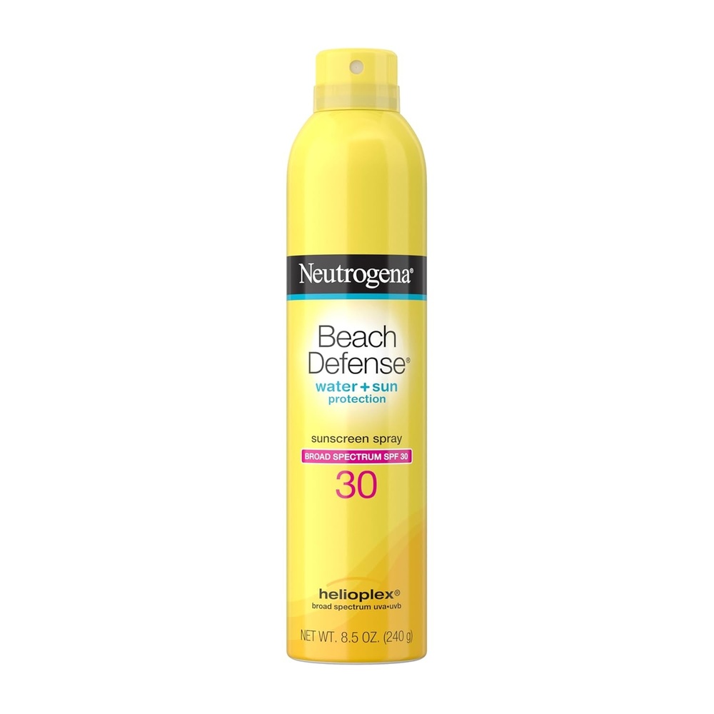 image:imageNeutrogena Beach Defense SPF 30 Sunscreen Spray Broad Spectrum Lightweight amp Fast Absorbing Oxybenzone amp Octinoxate Free Hawaii Act 104 Compliant Face amp Body Sunscreen 85 oz