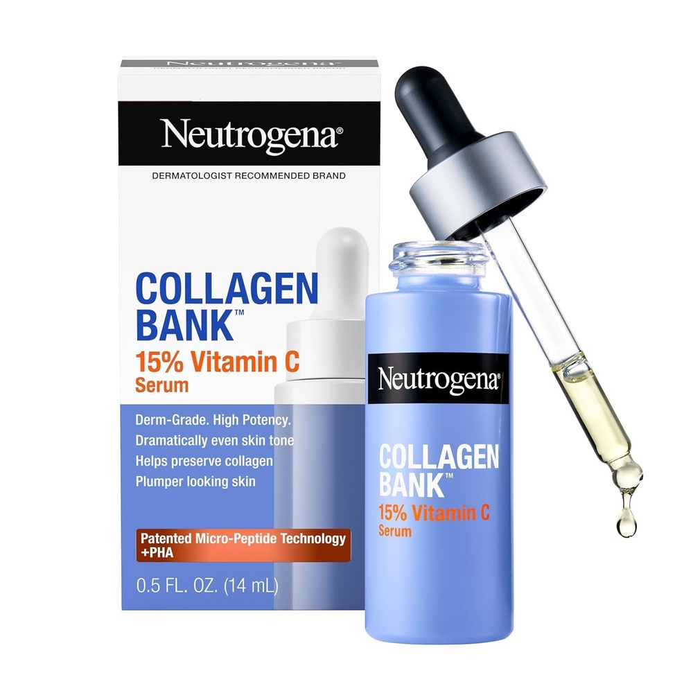 image:imageNeutrogena Collagen Bank SPF Moisturizer with SPF 30 Broad Spectrum AntiAging Face Collagen Cream MicroPeptides No White Cast Travel Size Hydro Boost Hydrating Gel Cleanser 2 fl oz 05 fl ozFace Serum