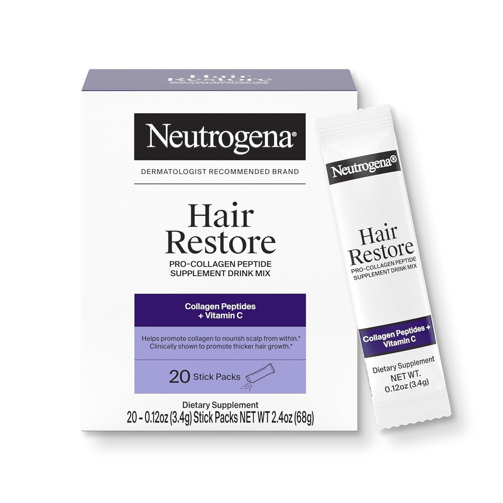 image:imageNeutrogena Hair Restore Pro Collagen Peptide Supplement Powder 20 ct