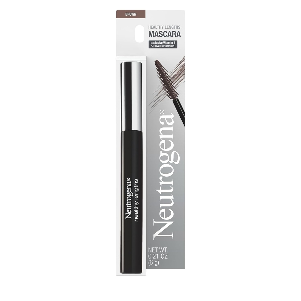 image:imageNeutrogena Healthy Lengths Mascara Strengthens Lengthens and Helps Lashes Grow with Exclusive Antioxidant Vitamin E and Olive Oil Formula No Clumping or Flaking Black 02 21 oz03 Brown