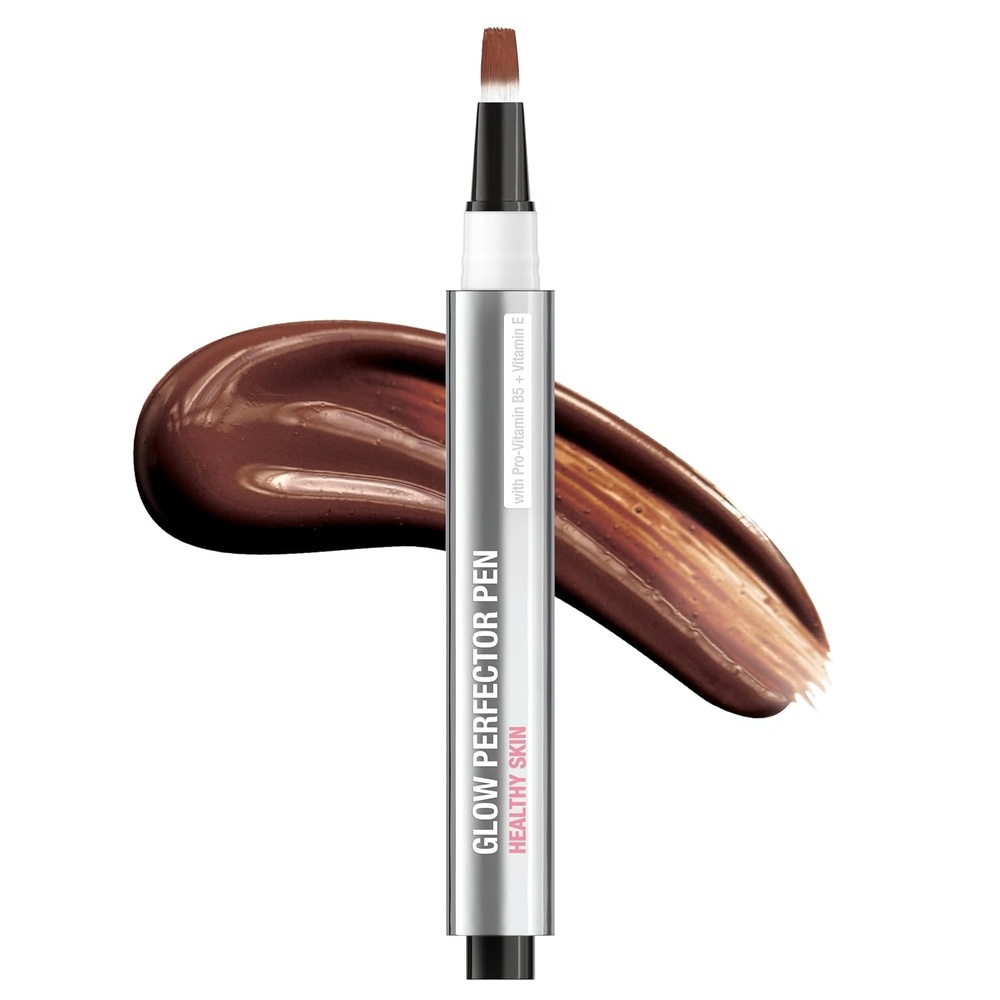 image:imageNeutrogena Healthy Skin Glow Perfector Concealer Pen Lightweight Liquid Makeup for Face with ProVitamin B5 amp Vitamin E for a Radiant Finish Medium 01 ozDeep