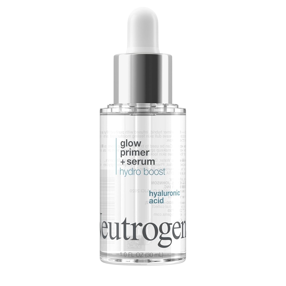 image:imageNeutrogena Hydro Boost Glow Booster Primer amp Serum Hydrating amp Moisturizing Face SerumtoPrimer Hybrid Infused with Purified Hyaluronic Acid amp Designed to Instantly Hydrate 10 fl oz1 Fl Oz Pack of 1