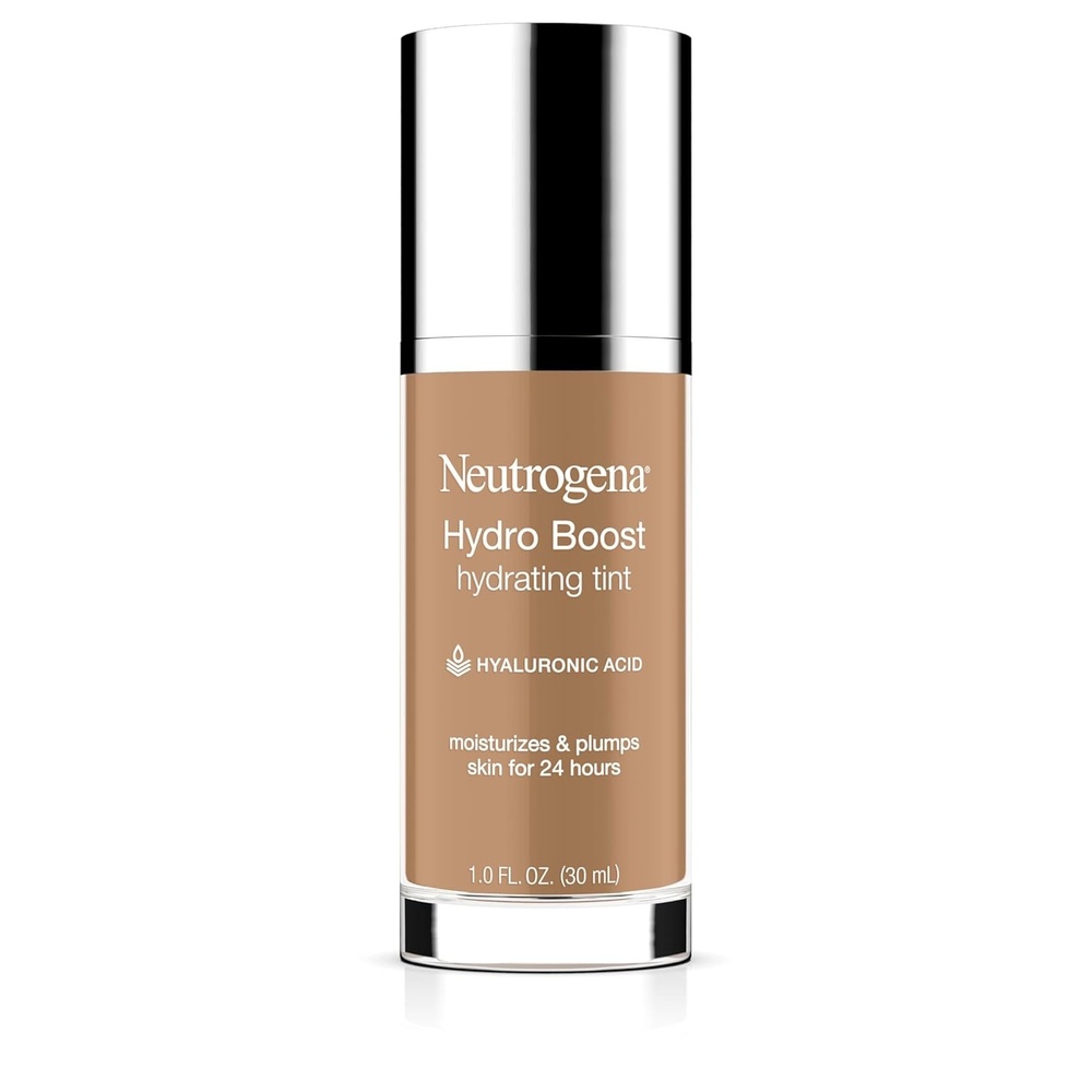 image:imageNeutrogena Hydro Boost Hydrating Tint Lightweight Foundation for Dry Skin Hyaluronic Acid Moisturizing Skincare Makeup OilFree WaterGel Smooth Natural Coverage Buff 30 10 fl oz105 Caramel