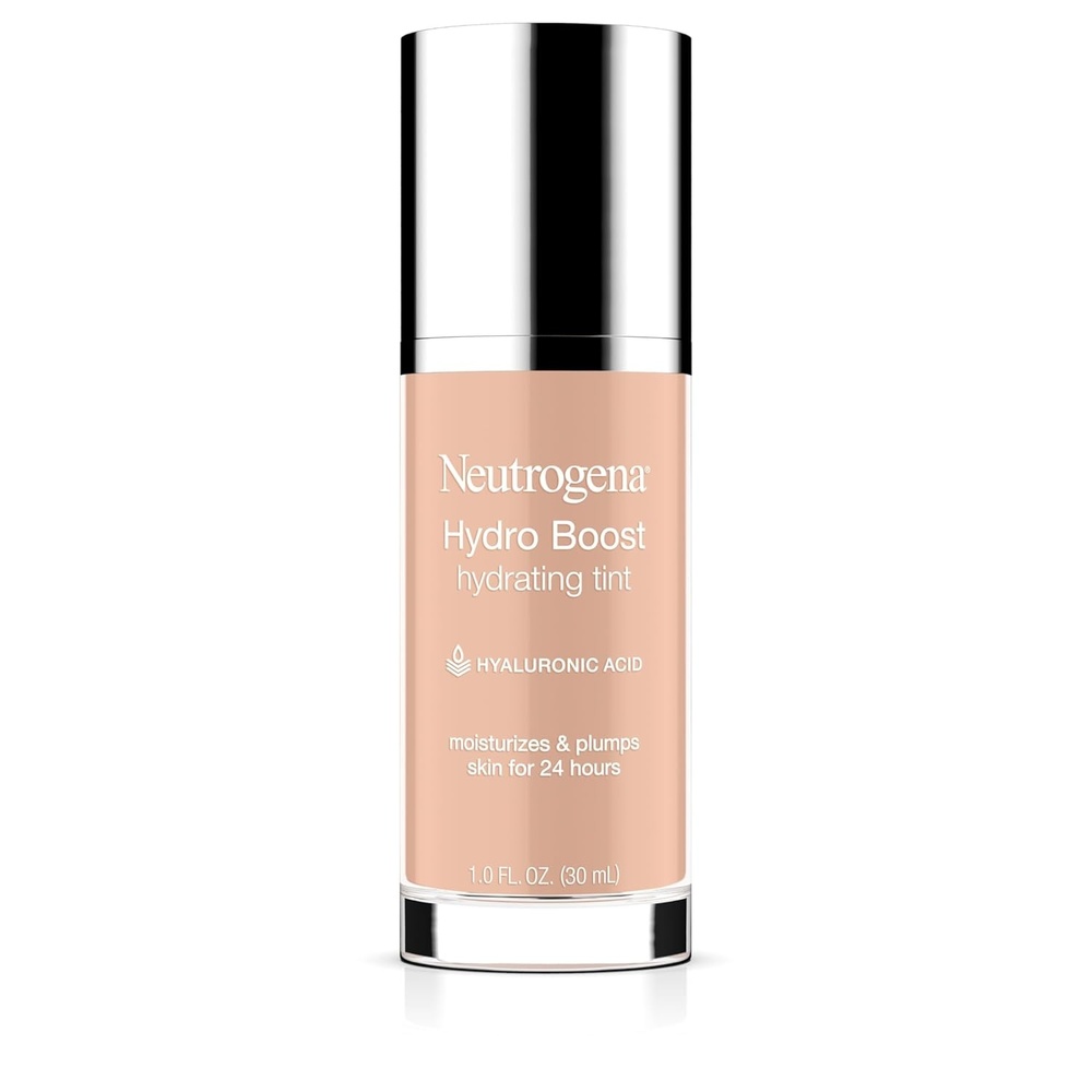 image:imageNeutrogena Hydro Boost Hydrating Tint Lightweight Foundation for Dry Skin Hyaluronic Acid Moisturizing Skincare Makeup OilFree WaterGel Smooth Natural Coverage Buff 30 10 fl oz020 Natural Ivory