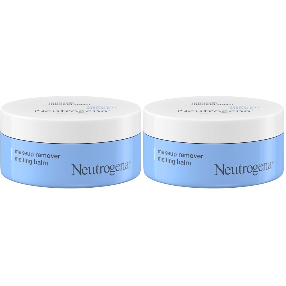 image:imageNeutrogena Makeup Remover Melting Balm with Vitamin E Nourishing and Gentle on Skin Works on Lips Face and Eyes Solid to Oil for Quick Removal FragranceFree TravelFriendly 2 oz2 Ounce Pack of 2