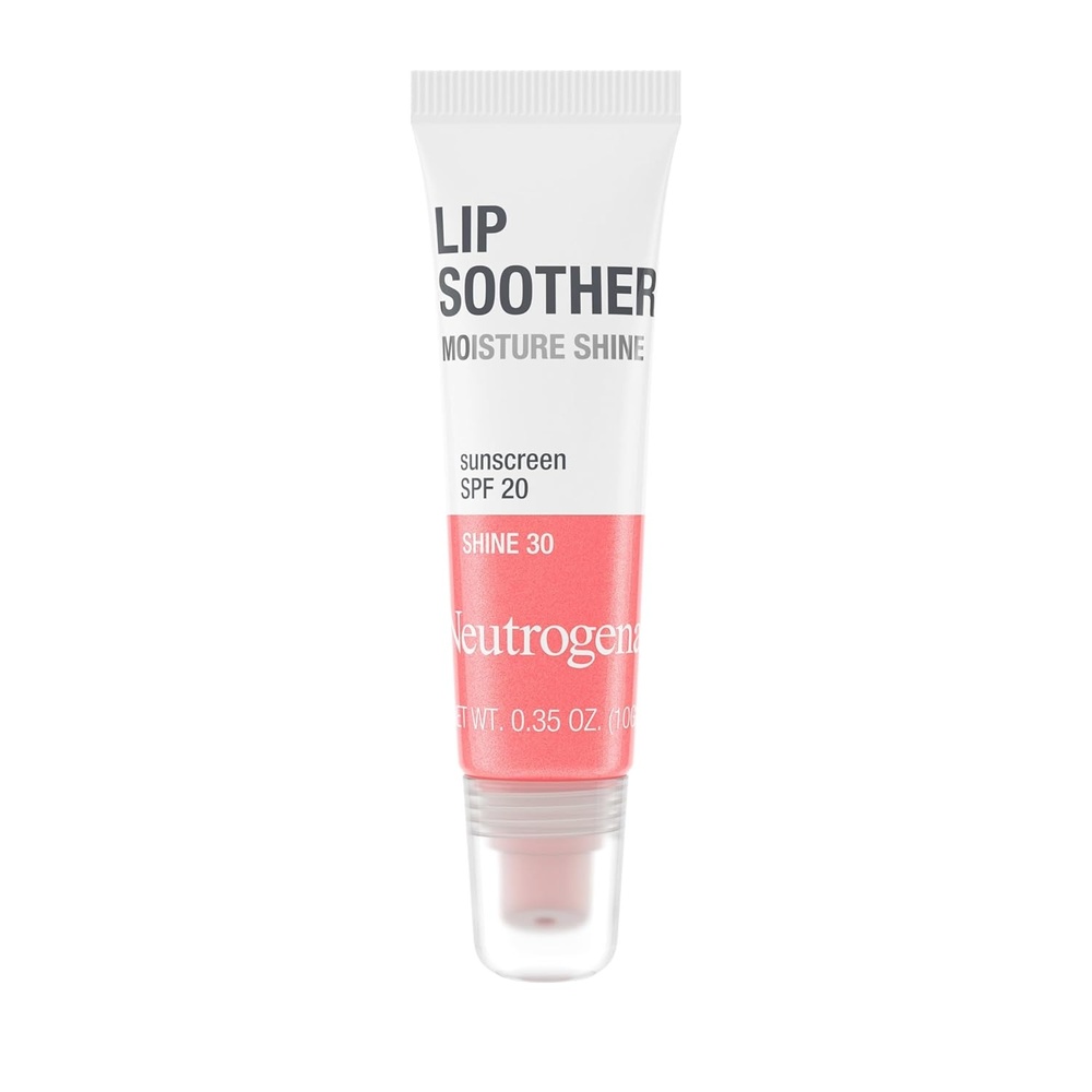 image:imageNeutrogena MoistureShine Lip Soother Gloss with SPF 20 Sun Protection High Gloss Tinted Lip Moisturizer with Hydrating Glycerin amp Soothing Cucumber for Dry Cracked Lips Shine 3035 ozShine