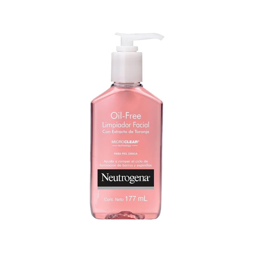 image:imageNeutrogena OilFree Pink Grapefruit Pore Cleansing Acne Wash and Daily Liquid Facial Cleanser with 2 Salicylic Acid Acne Medicine and Vitamin C Twin Pack 91 fl oz 2 PackGrapefruit