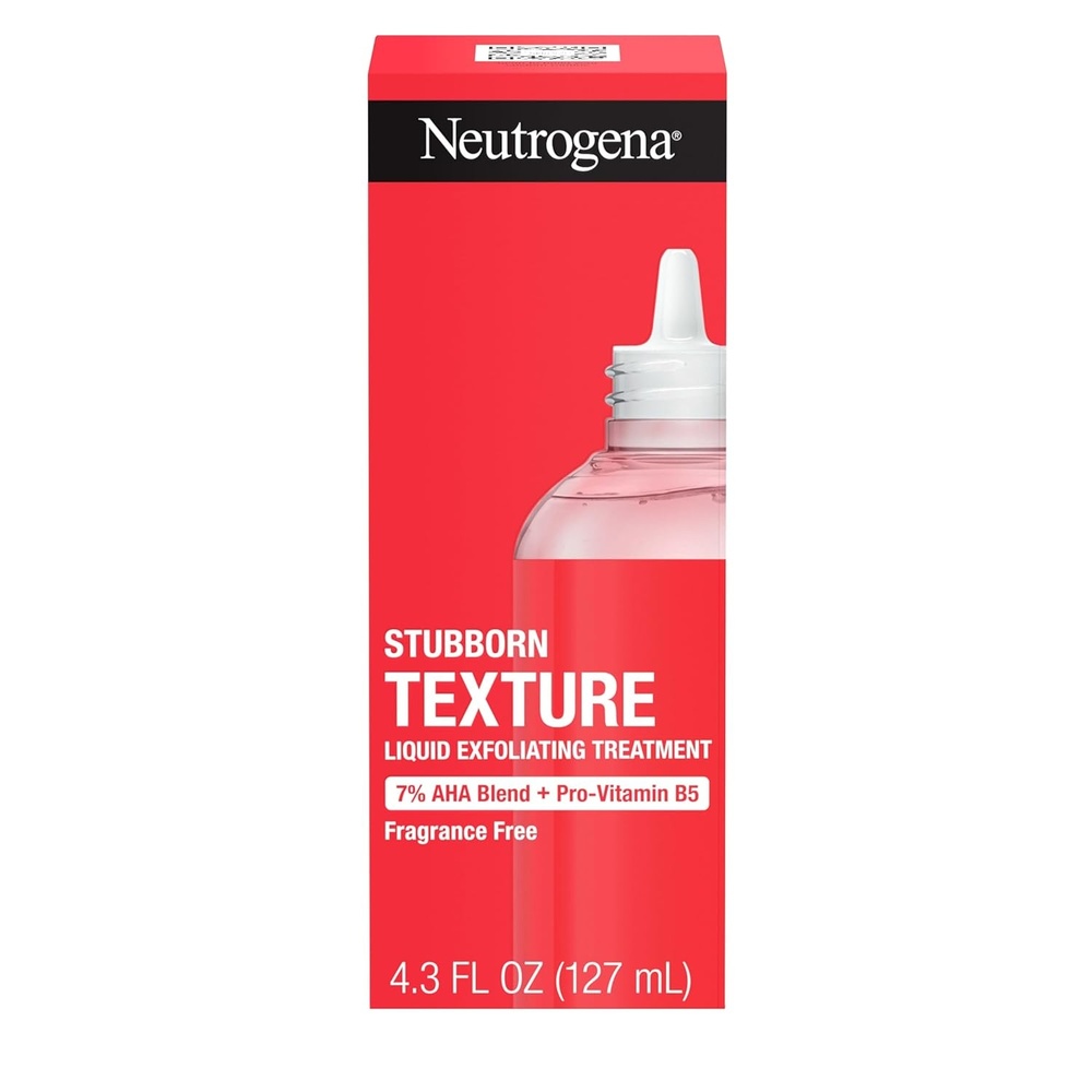 image:imageNeutrogena Stubborn Texture Liquid Exfoliant with 7 AHA Blend amp ProVitamin B5 designed for AcneProne amp Oily Skin Liquid Face Exfoliator Oil amp FragranceFree 43 fl oz