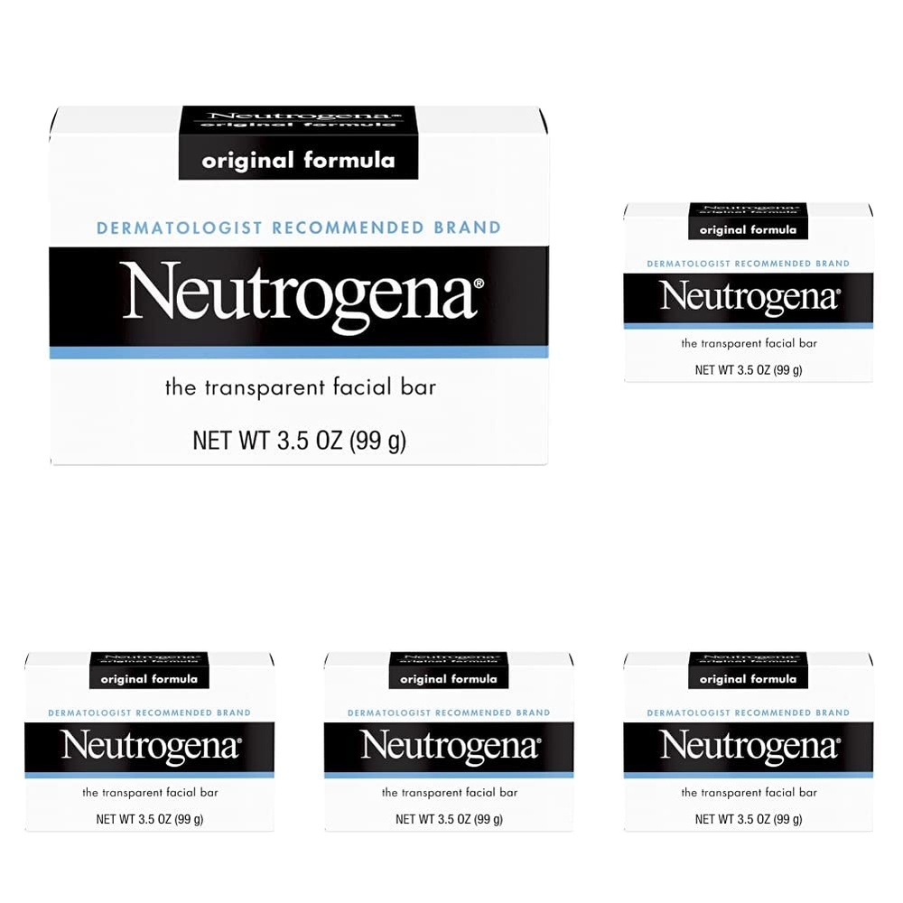 image:imageNeutrogena Transparent Facial Bars AcneProne Skin Formula 35 Ounce Pack of 8original