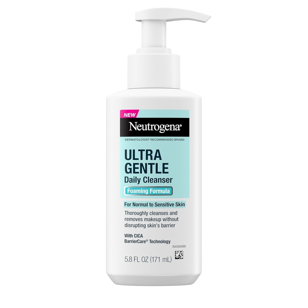 image:imageNeutrogena Ultra Gentle Foaming Facial Cleanser Fragrance Free Hydrating Face Wash for Sensitive Skin Daily Non Over Drying Makeup Remover Hypoallergenic Soap amp Dye Free NonComedogenic 16 Fl OzUltra Gentle Cleanser
