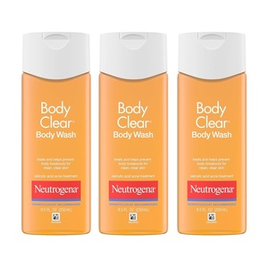 image:imageNeutrogena Body Clear Acne Body Wash 2 Salicylic Acid Acne Medication OilFree amp Glycerin for Breakouts on Back Chest amp Shoulders NonComedogenic Gentle on Skin Unscented 85 Fl Oz 3 PackLightly Scented