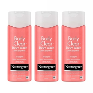 image:imageNeutrogena Body Clear Acne Body Wash 2 Salicylic Acid Acne Medication OilFree amp Glycerin for Breakouts on Back Chest amp Shoulders NonComedogenic Gentle on Skin Unscented 85 Fl Oz 3 PackGrapefruit