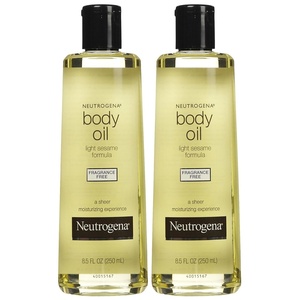 image:imageNeutrogena Body Oil Light Sesame Formula 85 fl oz Radiant Glow Moisturizer for Dry Skin Bath amp Shower Oil For Smooth and Hydrated Skin85 Fl Oz Pack of 2