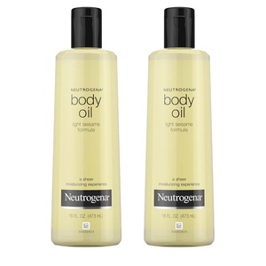 image:imageNeutrogena Body Oil Light Sesame Formula Twin Pack of 16 fl oz Radiant Glow Moisturizer for Dry Skin Bath amp Shower Oil For Smooth and Hydrated Skin16 Fl Oz Pack of 2