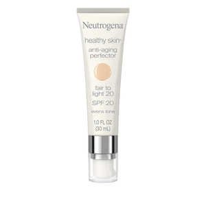 image:imageNeutrogena Healthy Skin AntiAging Perfector Tinted Facial Moisturizer and Retinol Treatment with Broad Spectrum SPF 20 Sunscreen with Titanium Dioxide 60 Medium to Deep 1 fl oz20 Fair To Light