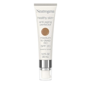 image:imageNeutrogena Healthy Skin AntiAging Perfector Tinted Facial Moisturizer and Retinol Treatment with Broad Spectrum SPF 20 Sunscreen with Titanium Dioxide 60 Medium to Deep 1 fl oz60 Medium to Deep