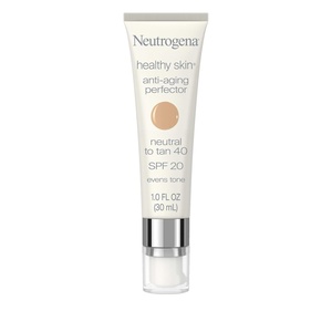 image:imageNeutrogena Healthy Skin AntiAging Perfector Tinted Facial Moisturizer and Retinol Treatment with Broad Spectrum SPF 20 Sunscreen with Titanium Dioxide 60 Medium to Deep 1 fl oz40 Neutral To Tan