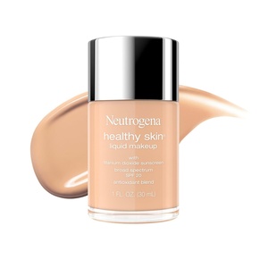 image:imageNeutrogena Healthy Skin Liquid Foundation Makeup with Broad Spectrum SPF 20 Sunscreen Lightweight Medium Coverage Makeup with Sunscreen and ProVitamin B5 Classic Ivory 160C 1 fl oz040 Nude