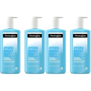 image:imageNeutrogena Hydro Boost Body Gel Cream Hydrating Body Lotion with Hyaluronic Acid for Sensitive Skin FragranceFree Hyaluronic Acid Moisturizer 16 oz 2 Pack16 Ounce Pack of 4