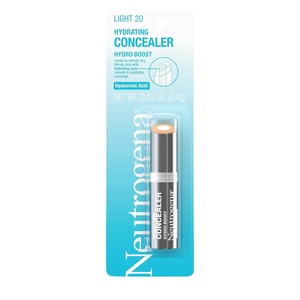 image:imageNeutrogena Hydro Boost Hydrating Concealer Stick Makeup with Hyaluronic Acid for Dry Skin Lightweight OilFree CoverUp with Buildable Coverage 30 LightMedium 012 Oz20Light