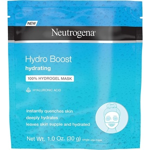 image:imageNeutrogena Hydro Boost Hydrating Face Mask 100 Hydrogel Sheet Moisturizing Instantly Quench Dry Skin Gentle Noncomedogenic Skin Care Mask 12 pack of 1 oz1 Ounce Pack of 1