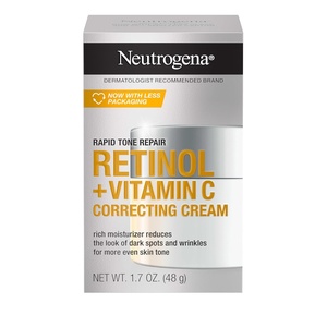 image:imageNeutrogena Rapid Tone Repair Retinol  Vitamin C Correcting Cream Face Moisturizer with Retinol Hyaluronic Acid amp Vitamin C for Dark Spots amp Discoloration 17 ozCorrecting Cream