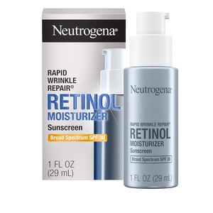 image:imageNeutrogena Rapid Wrinkle Repair Retinol Face Moisturizer with SPF 30 Sunscreen Daily AntiAging Face Cream with Retinol amp Hyaluronic Acid to Fight Fine Lines Wrinkles amp Dark Spots 1 fl oz