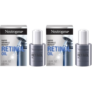 image:imageNeutrogena Rapid Wrinkle Repair Retinol Face Oil Daily AntiAging Face Serum to Fight Fine Lines Deep Wrinkles amp Dark Spots 10 fl oz1 Fl Oz Pack of 2