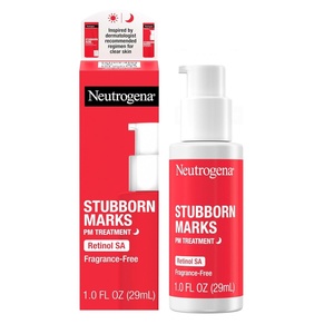 image:imageNeutrogena Retinol SA Stubborn Marks PM Treatment FaceExfoliating Treatment to Help Reverse the Look of PostAcne Marks amp Uneven Skin Tone NonComedogenic PM Treatment unscented 10 Fl Oz