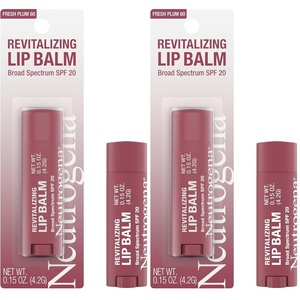 image:imageNeutrogena Revitalizing Tinted Lip Balm with SPF 20 Hydrating Tinted Lip Care with Sunscreen Moisturizing Sheer Tint for Softer HealthierLooking Lips Sheer Fresh Plum 60 015 oz015 Ounce Pack of 2