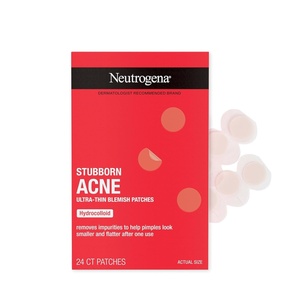 image:imageNeutrogena Stubborn Acne Patches Hydrocolloid Absorbs Impurities UltraThin Pimple Patches Work Overnight 24 ct