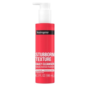 image:imageNeutrogena Stubborn Texture Daily Acne Facial Cleanser Salicylic Acid Face Wash  Glycolic amp Polyhydroxy Acids FragranceFree 63 fl oz63 Fl Oz Pack of 1
