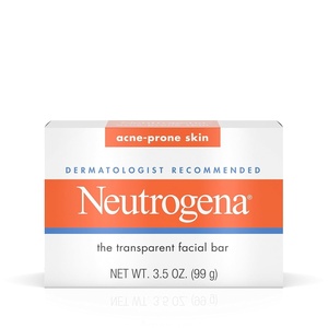 image:imageNeutrogena Transparent Facial Bars AcneProne Skin Formula 35 Ounce Pack of 8Aloe Vera