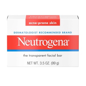image:imageNeutrogena Transparent Facial Bars AcneProne Skin Formula 35 Ounce Pack of 8Scented