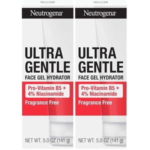 image:imageNeutrogena Ultra Gentle Face Gel Hydrator with ProVitamin B5 amp 4 Niacinamide Designed for AcneProne Skin Lightweight Gel Cream Targets Uneven Skin Tone FragranceFree 50 oz5 Fl Oz Pack of 2