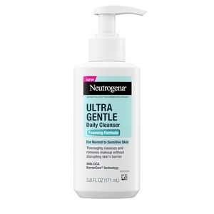 image:imageNeutrogena Ultra Gentle Foaming Facial Cleanser Fragrance Free Hydrating Face Wash for Sensitive Skin Daily Non Over Drying Makeup Remover Hypoallergenic Soap amp Dye Free NonComedogenic 16 Fl OzUltra Gentle Cleanser