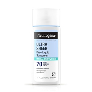 image:imageNeutrogena Ultra Sheer Dry Touch SPF 50 Mineral Sunscreen Stick for Sensitive Skin Zinc Oxide Body amp Face Sunscreen with Vitamin E No White Residue amp Vegan 15 oz14 Fl Oz Pack of 1