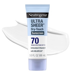 image:imageNeutrogena Ultra Sheer Dry Touch Sunscreen Lotion SPF 70 Broad Spectrum UVA UVB Protection Lightweight Water Resistant up to 80 Minutes Oil PABA Oxybenzone Free 3 fl oz3 Fl Oz Pack of 1