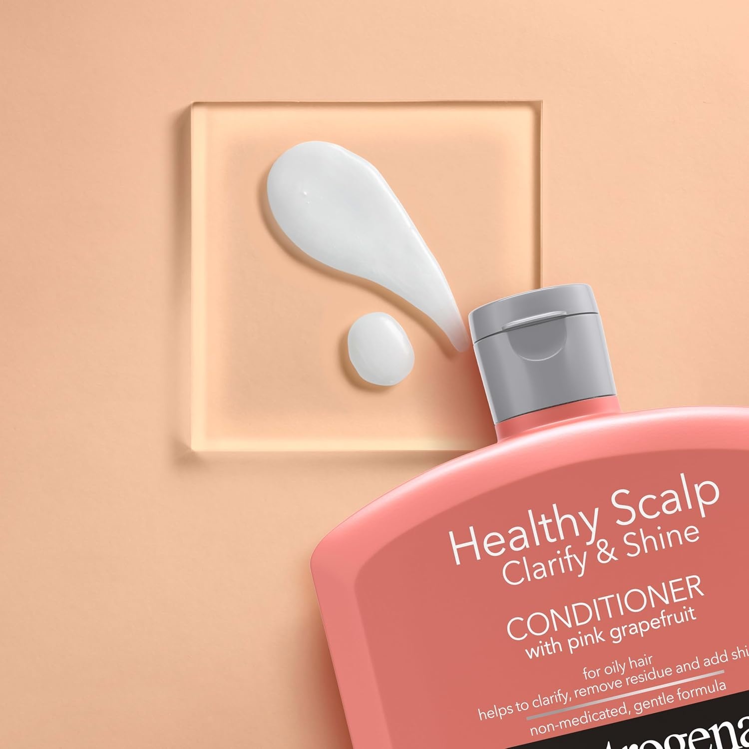 image:imageNeutrogena Exfoliating Healthy Scalp Clarify amp Shine Conditioner for Oily Hair and Scalp AntiResidue Conditioner with Pink Grapefruit Paraben amp PhthalateFree ColorSafe 12 Fl Oz12 Ounce Pack of 1