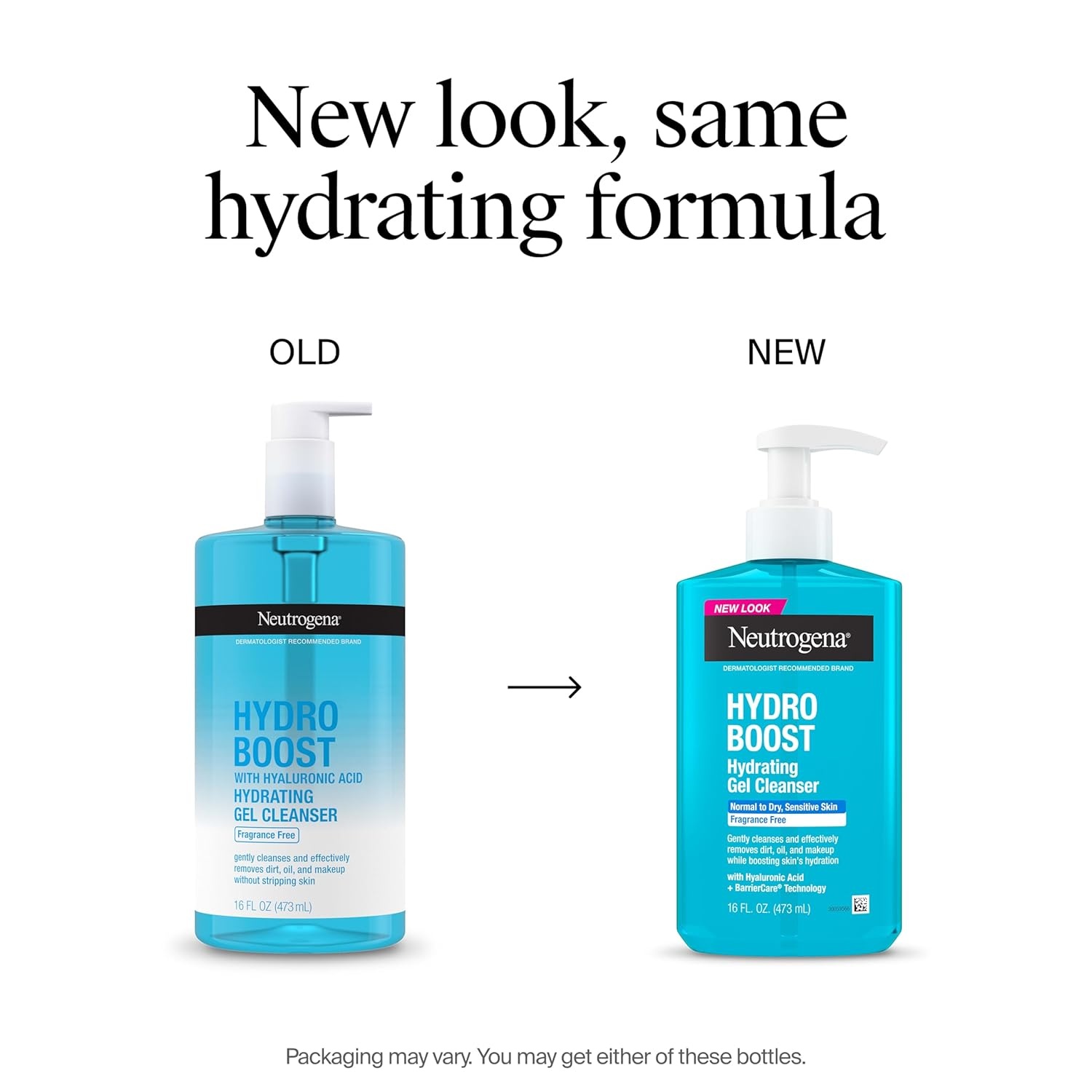 image:imageNeutrogena Hydro Boost Face Wash Fragrance Free Hydrating Facial Cleanser with Hyaluronic Acid Daily Foaming Face Wash amp Makeup Remover Hypoallergenic Gel Cleanser 16 fl oz16 Fl Oz Pack of 1