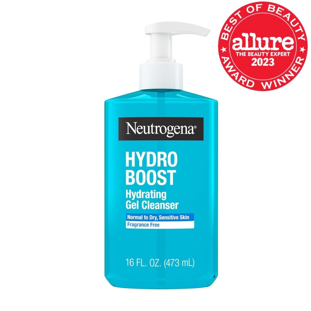 image:imageNeutrogena Hydro Boost Face Wash Fragrance Free Hydrating Facial Cleanser with Hyaluronic Acid Daily Foaming Face Wash amp Makeup Remover Hypoallergenic Gel Cleanser 16 fl oz16 Fl Oz Pack of 2