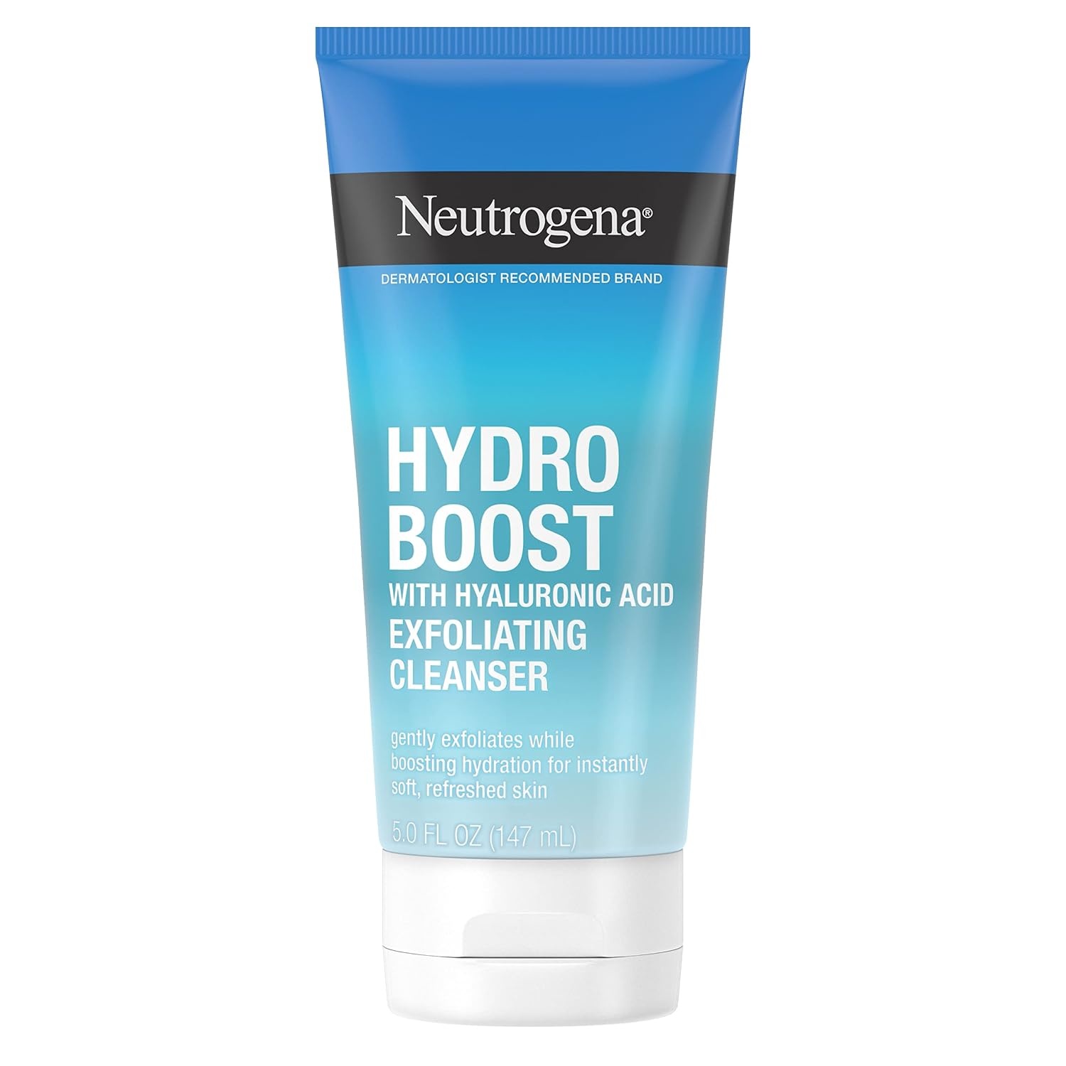 image:imageNeutrogena Hydro Boost Gentle Exfoliating Daily Facial Cleanser with Hyaluronic Acid Face Wash Clinically Proven to Increase Skins Hydration Level OilFree amp NonComedogenic 5 oz 3 Pack5 Ounce Pack of 12