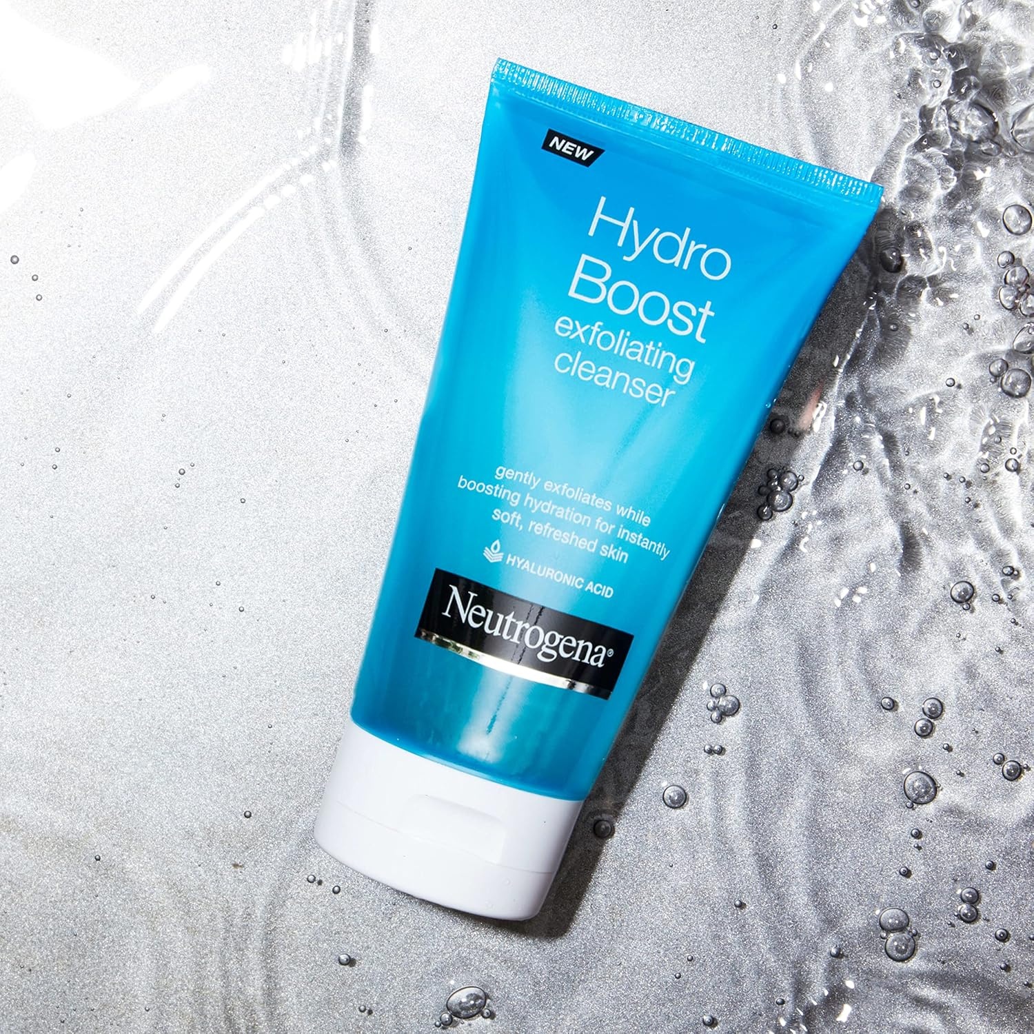 image:imageNeutrogena Hydro Boost Gentle Exfoliating Daily Facial Cleanser with Hyaluronic Acid Face Wash Clinically Proven to Increase Skins Hydration Level OilFree amp NonComedogenic 5 oz 3 Pack5 Ounce Pack of 12