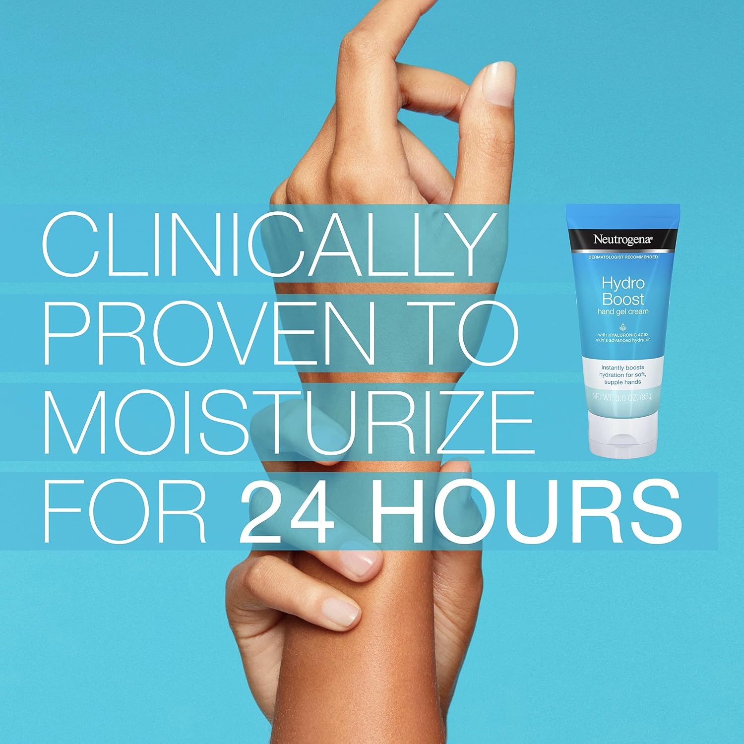 image:imageNeutrogena Hydro Boost Hydrating Hand Gel Cream with Hyaluronic Acid for Instantly Quenched Soft amp Supple Hands Lightweight NonGreasy amp Quick Absorbing Hand Lotion Travel Size 3 Oz3 Ounce Pack of 12