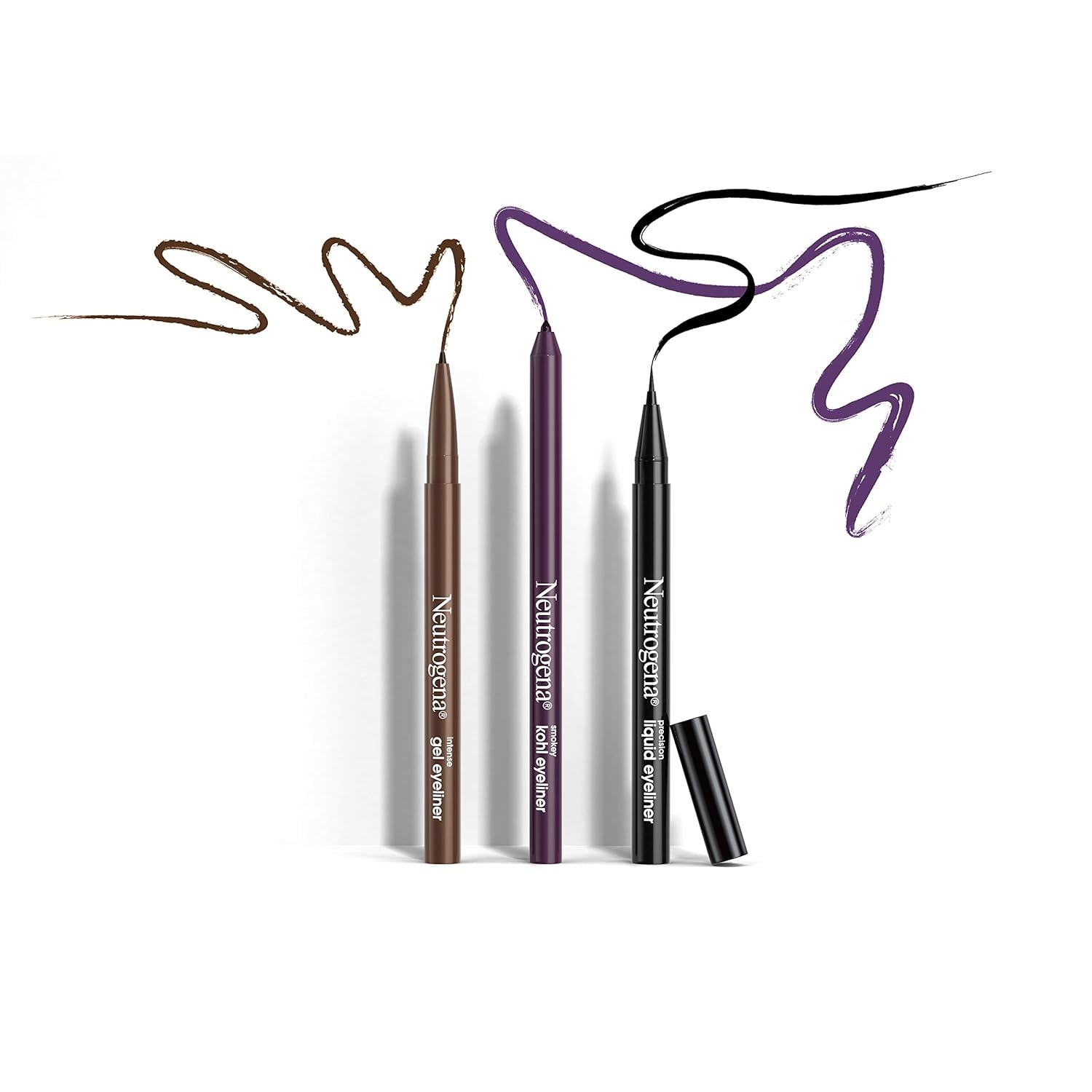 image:imageNeutrogena Precision Liquid Eyeliner with Honey amp Coconut Hypoallergenic Smudge amp WaterResistant Liquid Eyeliner Makeup for Sensitive Eyes Precise Application Jet Black 0013 fl oz0013 fl oz Pack of 2