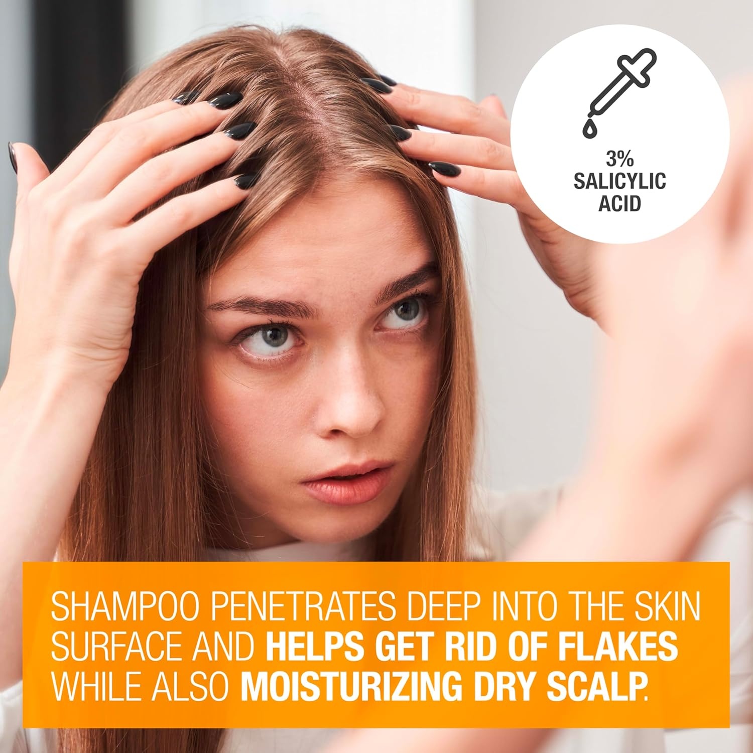 image:imageNeutrogena Scalp Therapy AntiDandruff Extra Strength Medicated Shampoo with 3 Salicylic Acid Helps Prevent Fight amp Control the Recurrence of Dandruff Fragrance Free 12 fl oz